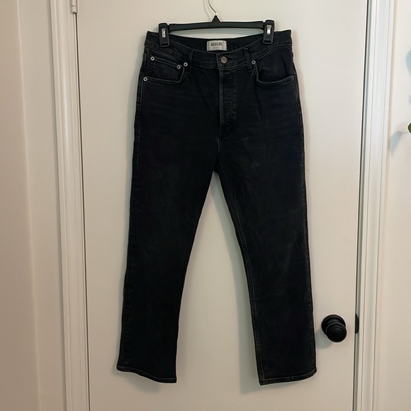 Agolde Riley Crop Jeans in Panoramic Sz 29 - Picture 3 of 9